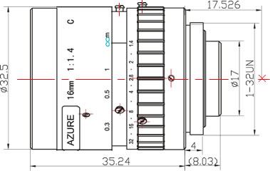 Объектив AZURE PHOTONICS для камеры